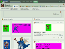 Tablet Screenshot of empawk.deviantart.com