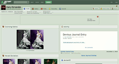 Desktop Screenshot of mary-fernandes.deviantart.com