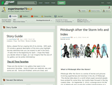 Tablet Screenshot of experimenter73.deviantart.com
