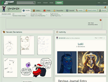 Tablet Screenshot of liv-liv-liv.deviantart.com