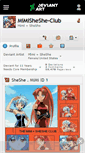 Mobile Screenshot of mimisheshe-club.deviantart.com