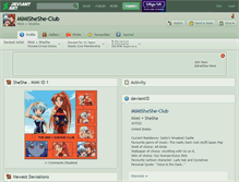 Tablet Screenshot of mimisheshe-club.deviantart.com