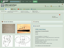 Tablet Screenshot of little-leprechaun.deviantart.com