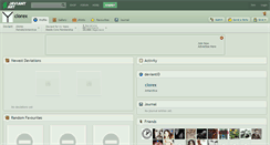 Desktop Screenshot of clorex.deviantart.com