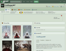 Tablet Screenshot of cmdshepardn7.deviantart.com