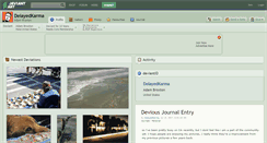 Desktop Screenshot of delayedkarma.deviantart.com