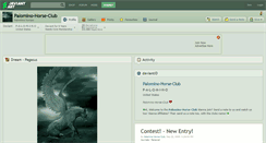 Desktop Screenshot of palomino-horse-club.deviantart.com