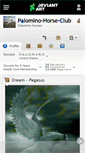 Mobile Screenshot of palomino-horse-club.deviantart.com