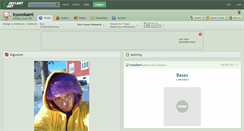 Desktop Screenshot of kyoookami.deviantart.com