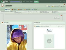 Tablet Screenshot of kyoookami.deviantart.com