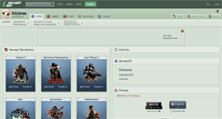 Desktop Screenshot of bizzaraa.deviantart.com