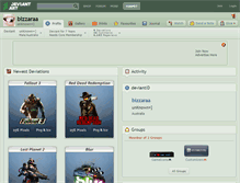 Tablet Screenshot of bizzaraa.deviantart.com