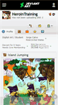 Mobile Screenshot of herointraining.deviantart.com