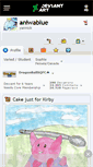 Mobile Screenshot of aniwablue.deviantart.com