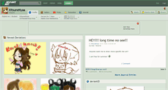 Desktop Screenshot of kitsunenyaa.deviantart.com