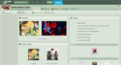 Desktop Screenshot of anime-gamer-club.deviantart.com