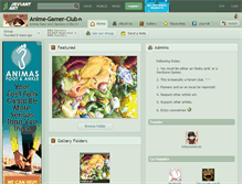 Tablet Screenshot of anime-gamer-club.deviantart.com