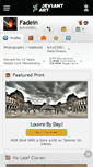 Mobile Screenshot of fadein.deviantart.com