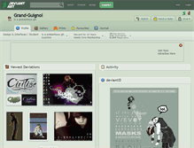 Tablet Screenshot of grand-guignol.deviantart.com
