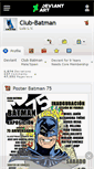 Mobile Screenshot of club-batman.deviantart.com
