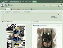 Tablet Screenshot of club-batman.deviantart.com