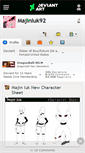 Mobile Screenshot of majiniuk92.deviantart.com