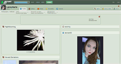 Desktop Screenshot of laneymarie.deviantart.com