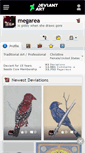 Mobile Screenshot of megarea.deviantart.com