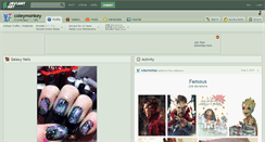 Desktop Screenshot of coleymonkey.deviantart.com