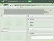 Tablet Screenshot of nod-plz.deviantart.com