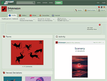 Tablet Screenshot of drkamazon.deviantart.com