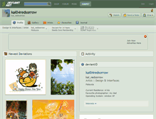Tablet Screenshot of kai04redsorrow.deviantart.com