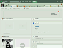 Tablet Screenshot of daghda.deviantart.com