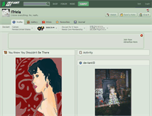 Tablet Screenshot of itriela.deviantart.com