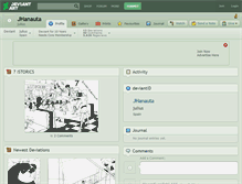Tablet Screenshot of jhanauta.deviantart.com