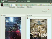 Tablet Screenshot of benbrush.deviantart.com