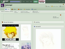 Tablet Screenshot of chakramgrl.deviantart.com