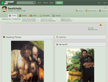 Tablet Screenshot of daveschultz.deviantart.com