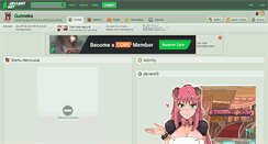 Desktop Screenshot of gunneko.deviantart.com