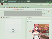 Tablet Screenshot of gunneko.deviantart.com