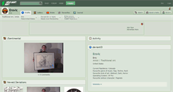 Desktop Screenshot of erovic.deviantart.com