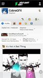 Mobile Screenshot of cobragfx.deviantart.com