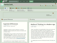 Tablet Screenshot of kasmira-zuriel.deviantart.com