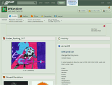 Tablet Screenshot of dpfan4ever.deviantart.com