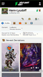 Mobile Screenshot of hann-lyudoff.deviantart.com