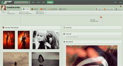 Desktop Screenshot of lunadraconian.deviantart.com