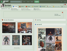 Tablet Screenshot of bewheel.deviantart.com