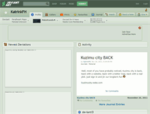 Tablet Screenshot of katrinkfh.deviantart.com