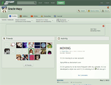 Tablet Screenshot of gracie-mayy.deviantart.com