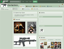 Tablet Screenshot of drawing-guns.deviantart.com
